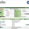 IRELAND ACCENTURE IT company earning statement example in Word and PDF formats
