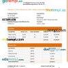 IT house solutions Co. pay stub example in PDf and Word formats