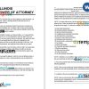 Illinois Springing Power of Attorney example, fully editable
