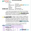 India Aban Offshore Ltd certificate of employment Word and PDF download template