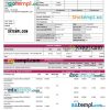 Indian Axis Mutual Fund bank statement 3 - 6 months Word and PDF example, 3 pages