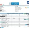 INDIA BANK OF MAHARASHTRA bank statement 3 - 6 months Word and PDF example