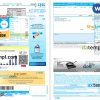 India CESC Limited utility bill Word and PDF template, 2 pages
