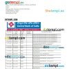 INDIA CENTRAL BANK OF INDIA statement Word and PDF template