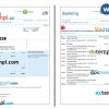 India Citibank bank statement Word and PDF template, 6 pages