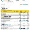 INDIA DCB bank statement Word and PDF template