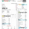India DGVCL utility bill download Word and PDF example