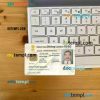 India driving license PSD files, scan look and photographed image, 2 in 1