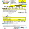 India Delhi Jal Board utility bill download Word and PDF example