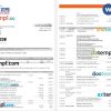 India Equaitas bank statement Word and PDF template, 3 pages