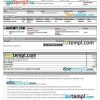 India Limited AirAsia airplane e-ticket, Word and PDF download template