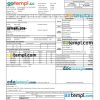 India MPWZ utility bill download Word and PDF example