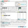 INDIA NIPPON bank statement Word and PDF template