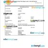 India PVVNL utility bill download Word and PDF example