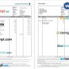 India Standard Chartered bank statement 3 - 6 months Word and PDF example, 2 pages