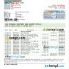 India Standard Chartered bank statement 3 - 6 months Word and PDF example, version 2
