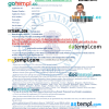 Indian electronic visa (e-visa) Word and PDF example