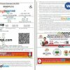 Indian Railways, Amazon Pay, IRCTC train e-ticket, Word and PDF download template, 3 pages