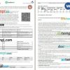 Indian Railways, Confirmtkt, IRCTC train e-ticket, Word and PDF download template, 3 pages, version 2