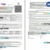 Indian Railways, Ixigo, IRCTC train e-ticket, Word and PDF download template, 2 pages, version 2