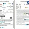 Indian Railways, Peytm, IRCTC train e-ticket, Word and PDF download template, 2 pages