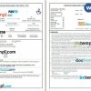 Indian Railways, Peytm, IRCTC train e-ticket, Word and PDF download template, 2 pages, version 2