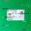 Indian Union driving license editable PSD files, scan look and photo-realistic look, 2 in 1
