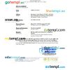 Indonesia PT Envicon Ekatama certificate of employment Word and PDF download template