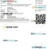 Intercape Budgetliner bus e-ticket, Word and PDF download template