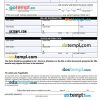Iowa Vehicle Bill of Sale Form example, fully editable