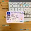 Ireland driving license editable PSD files, scan look and photo-realistic look, 2 in 1