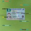 Ireland driving license PSD files, scan look and photographed image, 2 in 1 (learner permit) (2022- present)