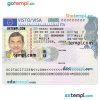 Italian schengen visa PSD example, version 2