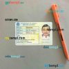 Jamaica driving license editable PSD files, scan look and photo-realistic look, 2 in 1