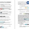 Janitorial Subcontractor Agreement Word example, fully editable