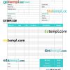 Jewelry store invoice example in word and pdf format