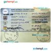 Kenyan-Rwanda-Uganda tourist visa PSD example, fully editable