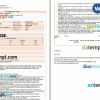 Karnataka State Road Transport Corporation bus e-ticket, Word and PDF download template, 2 pages