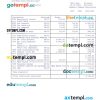 Kaufland Romanian SCS Paystub Word and PDF example