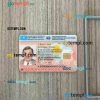 Kazakhstan driving license PSD files, scan look and photographed image, 2 in 1
