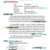 Kazakhstan Electricity Grid Operating Company certificate of employment Word and PDF download template