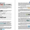 Kentucky Springing Power of Attorney example, fully editable