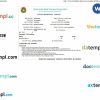 Kerala State Road Transport Corporation bus e-ticket, Word and PDF download template