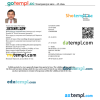 Kirghiz e-visa Word and PDF example