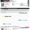 La Tiquetera event e-ticket, Word and PDF download template