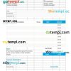 Labour Invoice Format example in word and pdf format