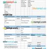Lawn Care Invoice example in word and pdf format