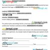 Lease Amendment Form word example, fully editable
