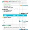 Legal Services Invoice example in word and pdf format