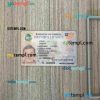 Liberia driving license editable PSD files, scan look and photo-realistic look, 2 in 1